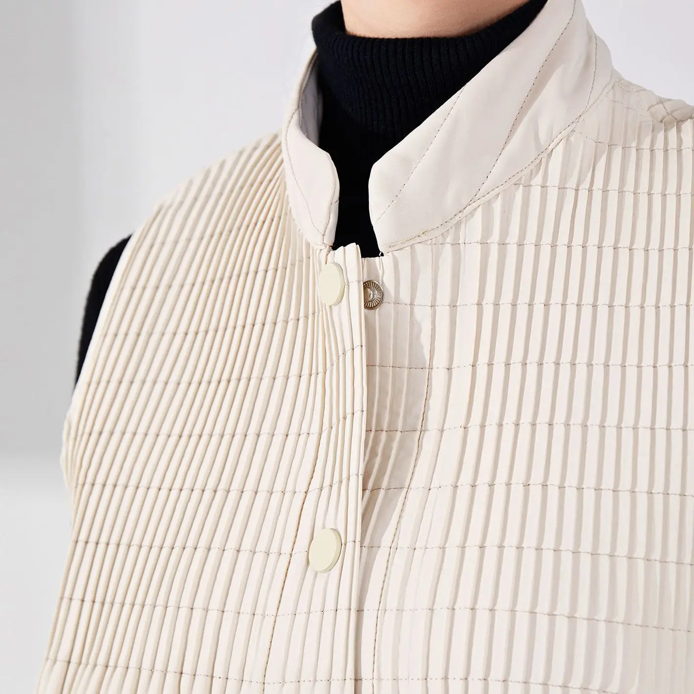 Winter coat women's vest vest versatile design cotton-padded clothes women's high-end women's thick cotton clothes