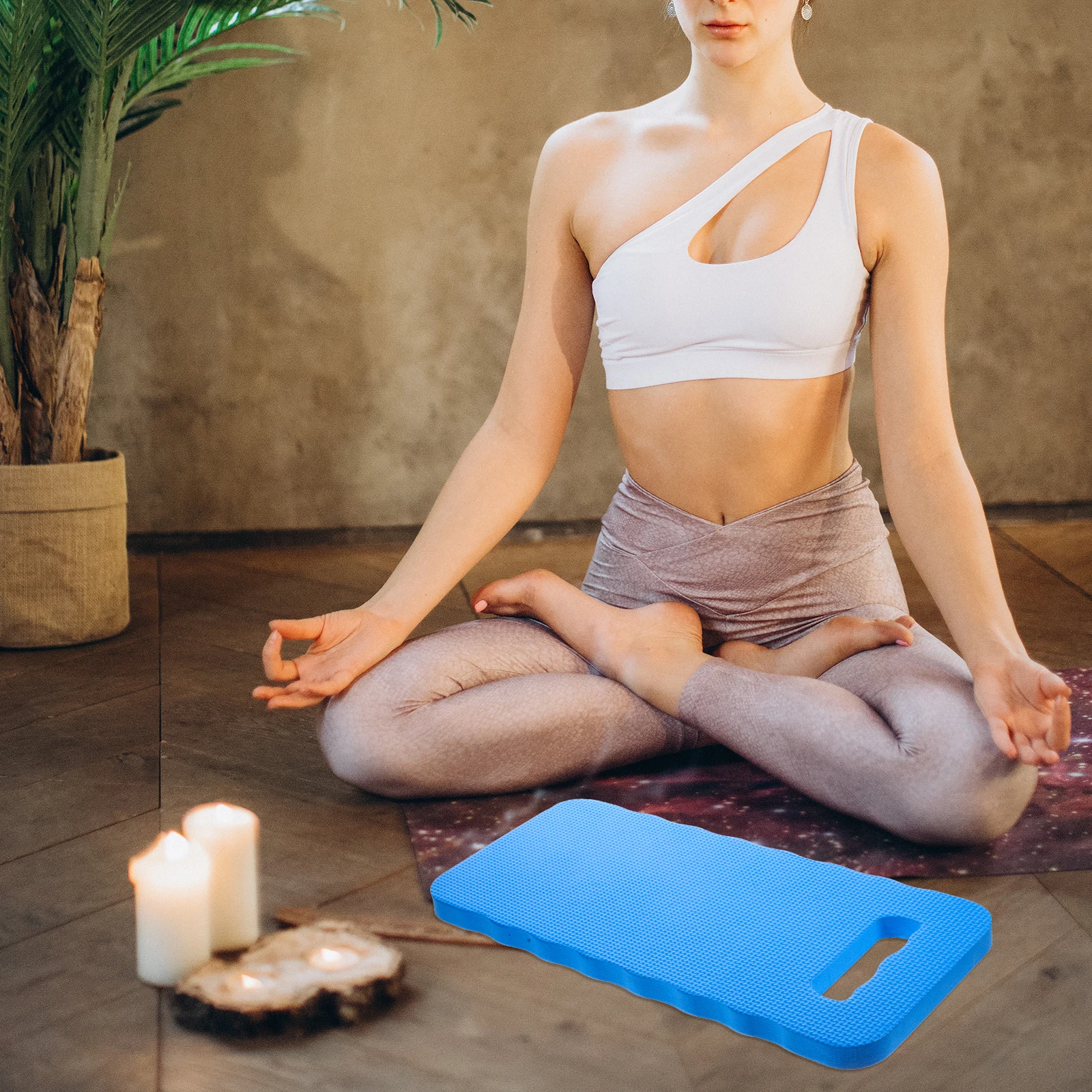 

4pcs Garden Kneeler Cushion Kneeling Mat Floor Pad For Yoga Exercise Outdoor Camping Comfortable Knee Protective Seat Mat