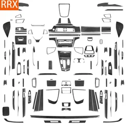 For BMW 7 Series F01 2009 2010 2011 2012 2013 2014 Center Full Set Suit Cover Real Carbon Fiber Sticker Car Interior Accessories