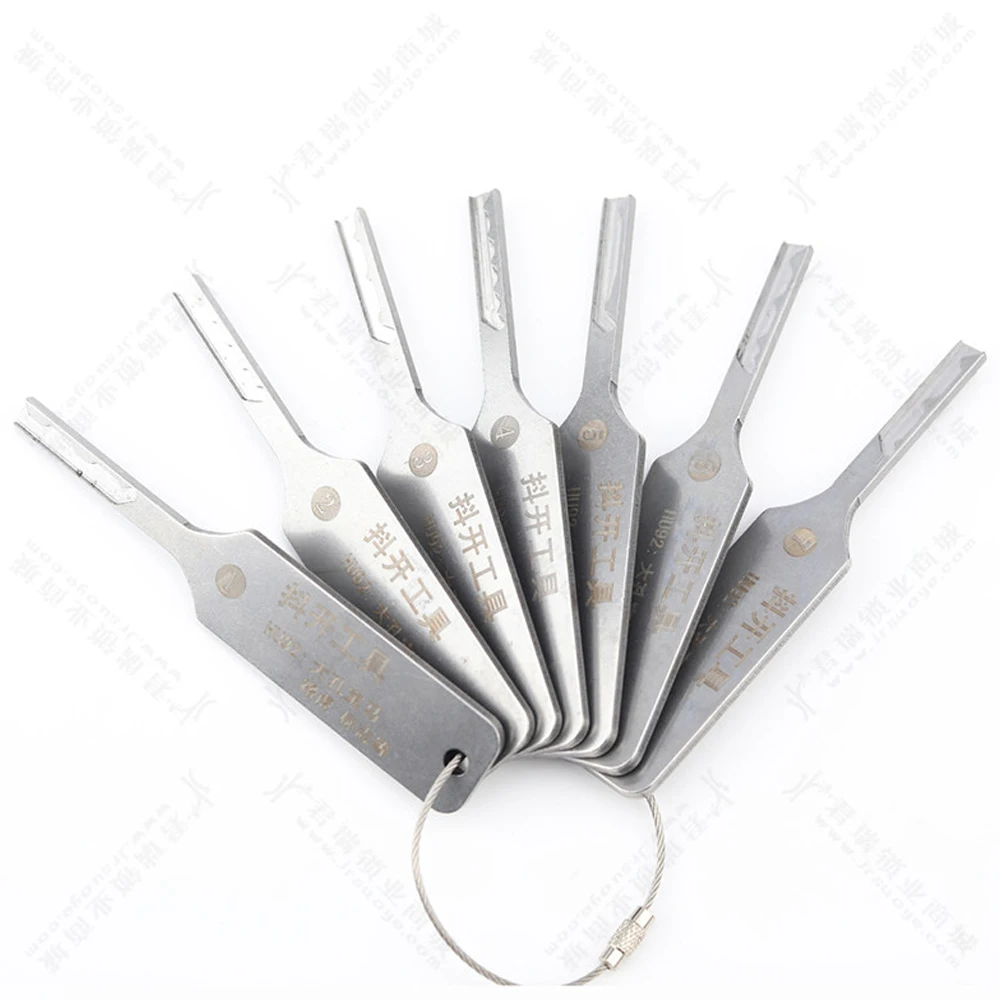 

7PCS/LOT For Landrover GOSO HU92 Pick Strong Power Open Key Locksmith Tools For BMW Peugeot