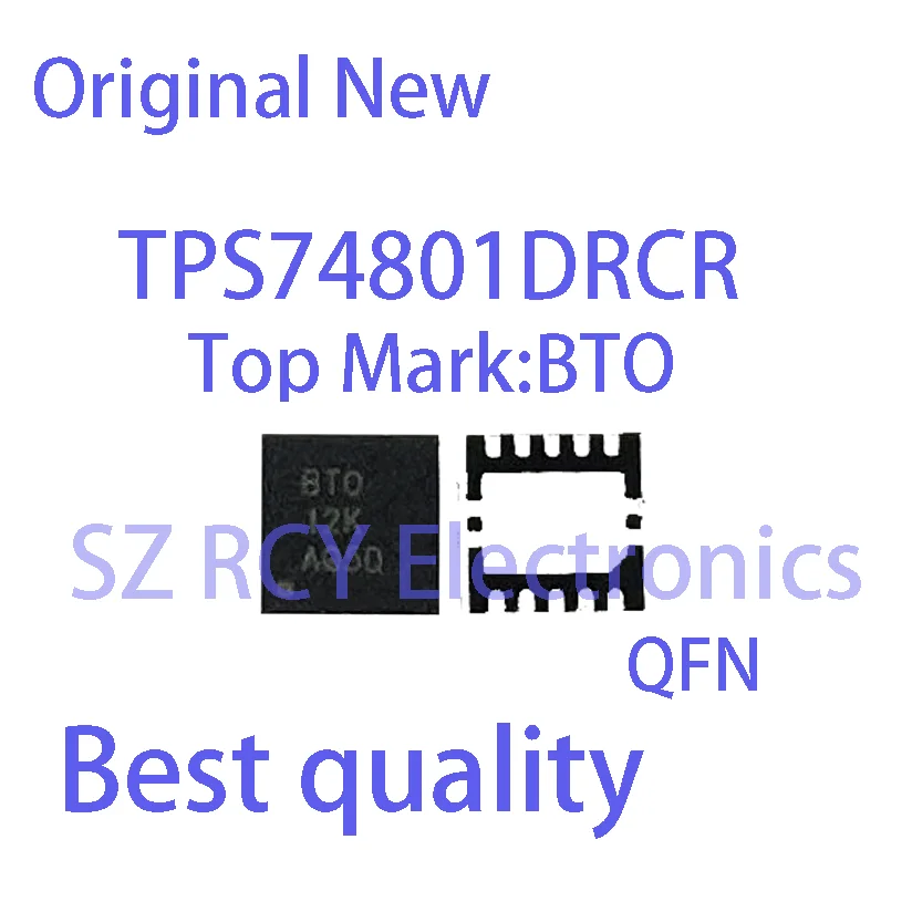 (5-10 PCS)NEW TPS74801DRCR TPS74801 Top Mark BTO BT0 QFN IC Chip electronic