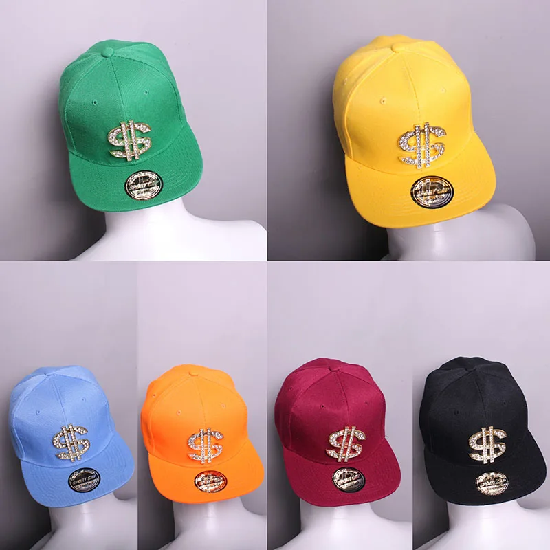 European And American Street Unisex USD Letter Label Hip-Hop Hats Fashion Outdoor Adjustable Casual Baseball Caps Sunscreen Hat