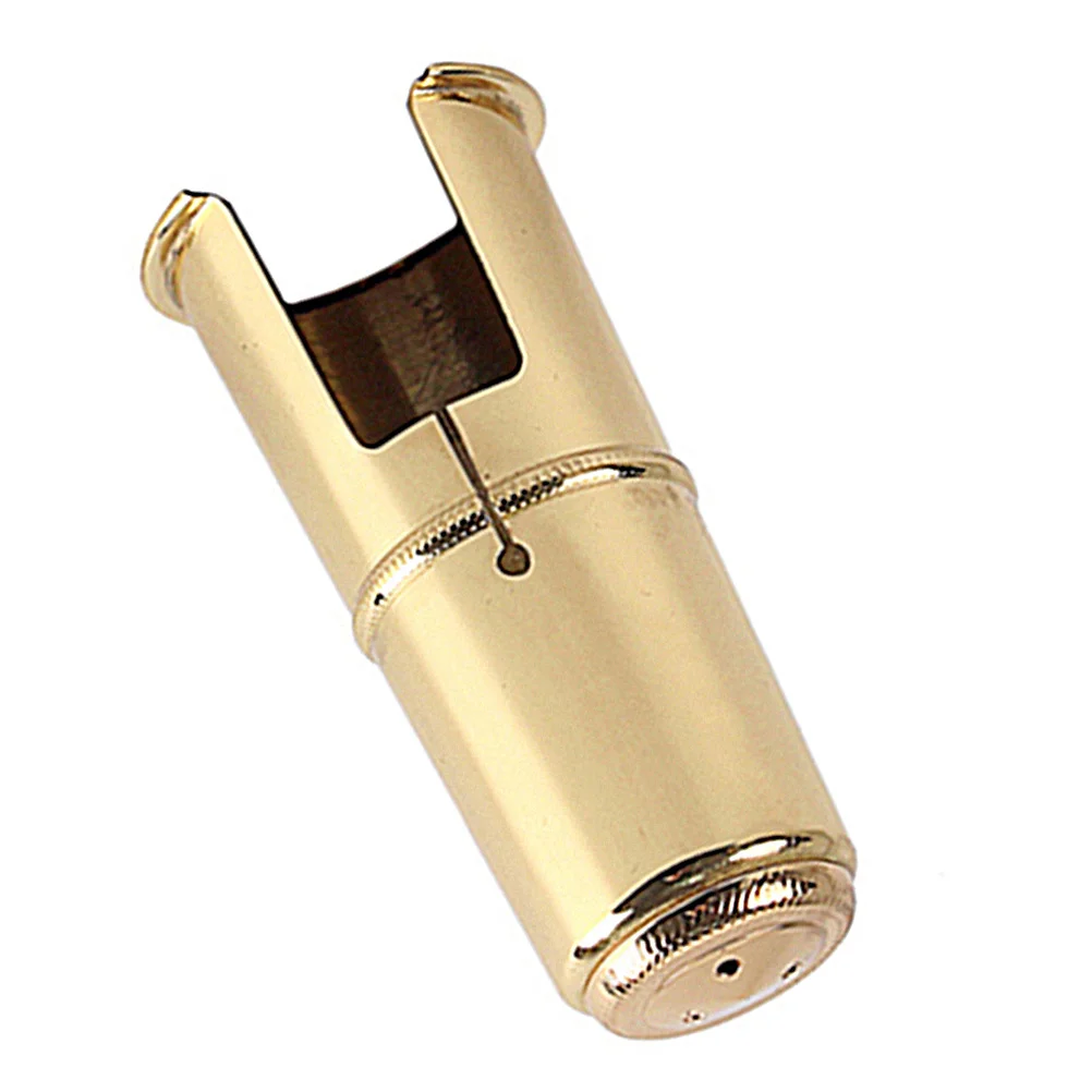 

58mm Treble Saxophone Mouthpiece Protective Cap C53g Size S Golden for Musical Instrument Tone Pure Saxophone Cap