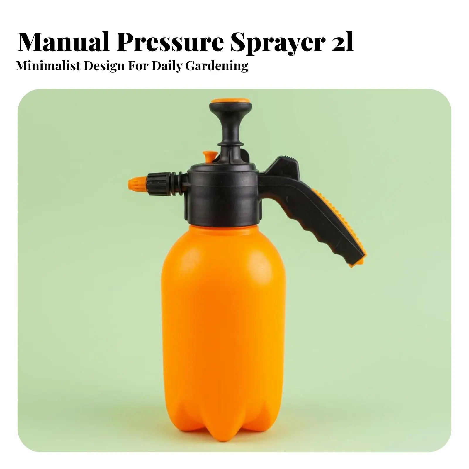 2L Pump Applicator Measurement Markings Handheld Pressure Applicator Gardening Equipment Continuous Spray Lock for Homeowners