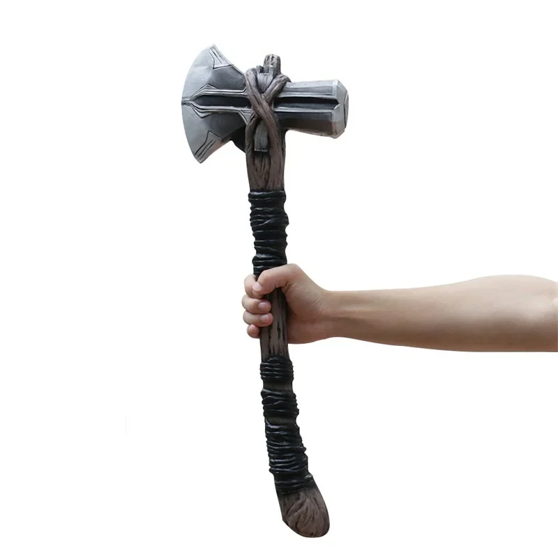 Cosplay 56cm Superhero Thor Stormbreaker Tomahawk Hammer Mjolnir Axe weapons Costume Fancy Dress party Anime stage show props