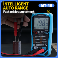 FNIRSI MT-40 Digital Voltage And Current Meter 4000 Count True RMS AC DC 600V Capacitor NCV live Wire Test Automatic Range