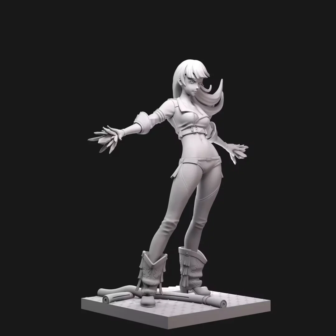 

1/24 Scale Resin Figure Assemble Model Kit King of fighters Kula Nsfw Unassembled and Unpainted 3D printing diy toy 017