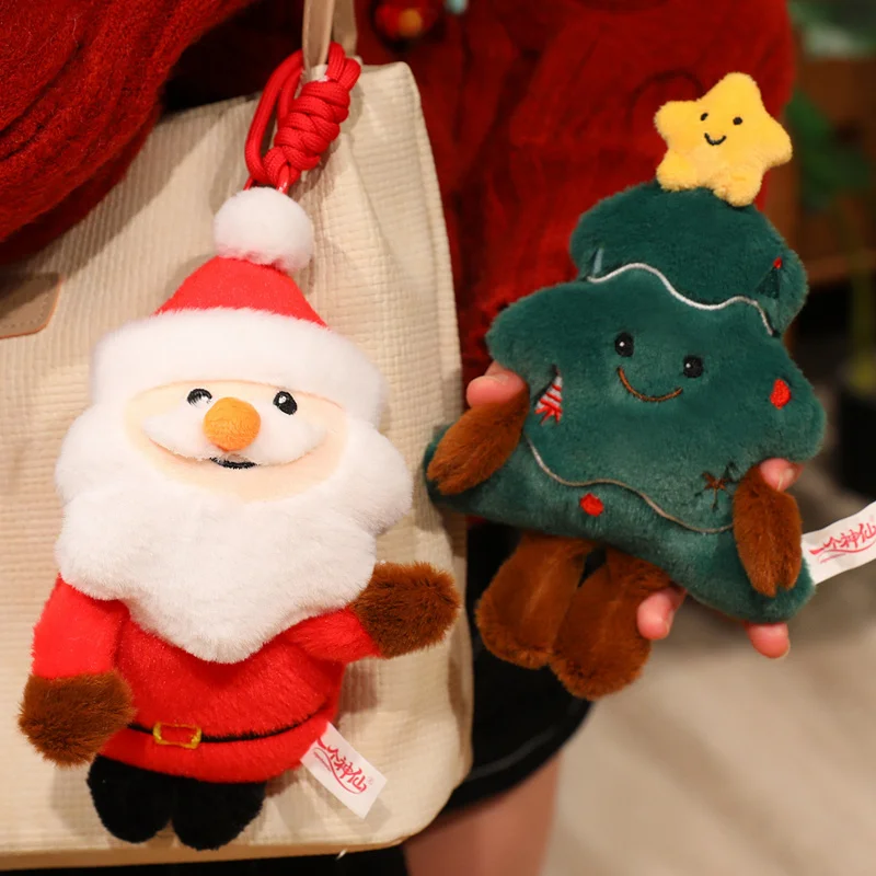 عيد الميلاد سلسلة الدمى الزنجبيل رجل دمية شجرة ثلج لعبة هدية مربع هدية لينة للأطفال صديق #2