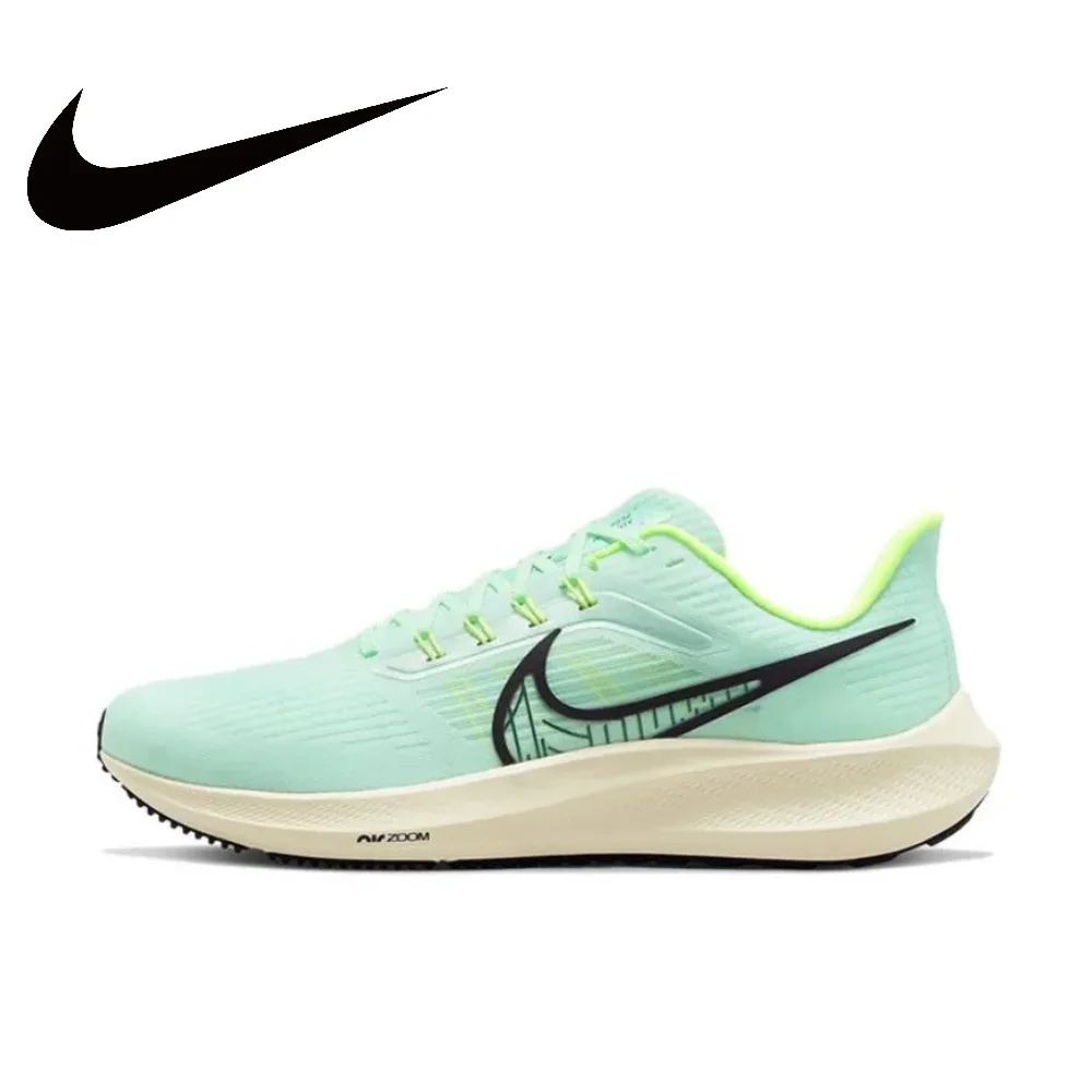 

Nike Original Air Zoom Pegasus 39, зеленые нескользящие низкие кроссовки, легкие дышащие кроссовки