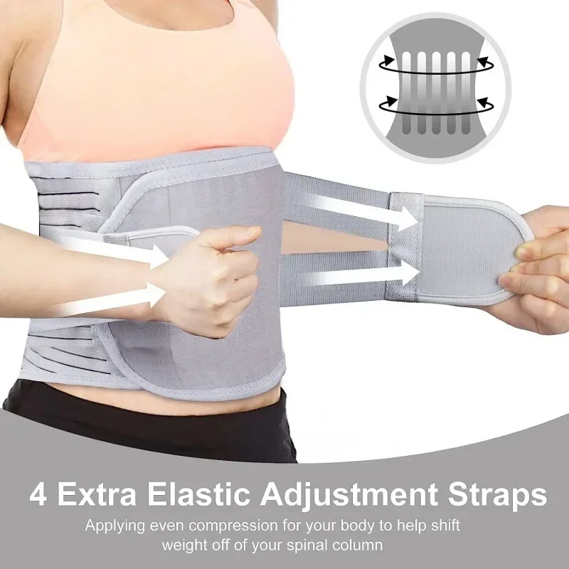 Lumbar Support Belt Disc Herniation Orthopedic Strain Pain Relief Corset For Back Posture Spine Decompression Brace