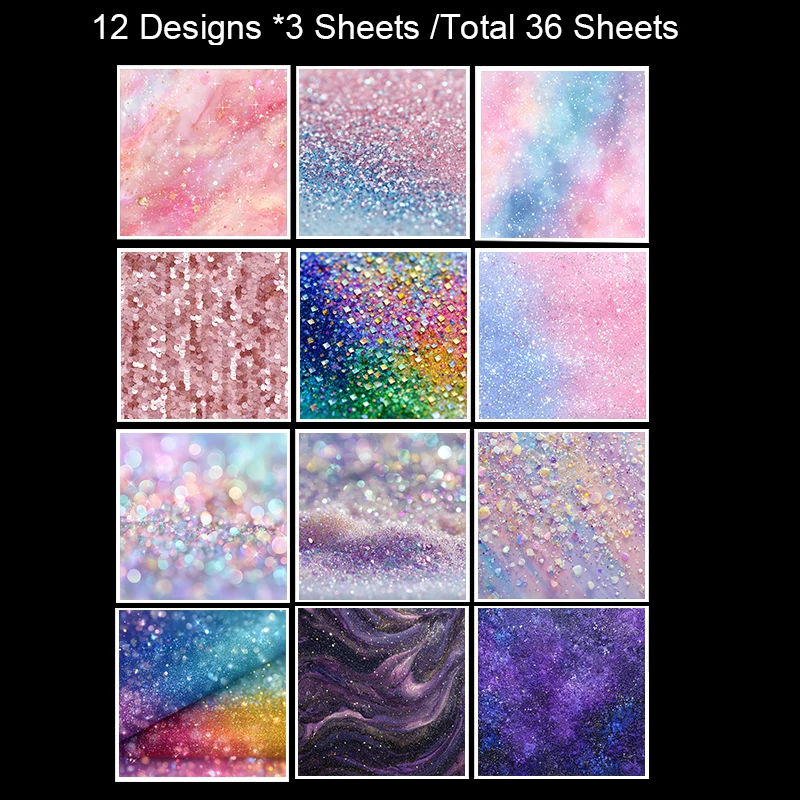 6"x6" Origami & Scrapbooking Paper Pack (36 Sheets): Retro Postcard Designs for Scrapbooking, DIY Cards & Journal Embellishment