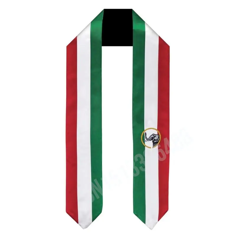 

Шарф с флагом Montagnard, топ с принтом, выпускной пояс, палантин, аксессуар для международной учебы за рубежом для взрослых, унисекс, вечерние аксессуары