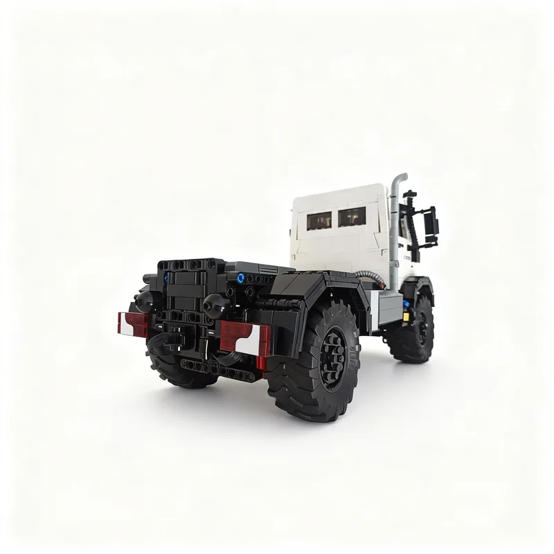 2107pcs MOC Technical Expert Builder Mercedesss Unimoges U5023 Modular Attachments Control+ Model Building Blocks Christmas Gift