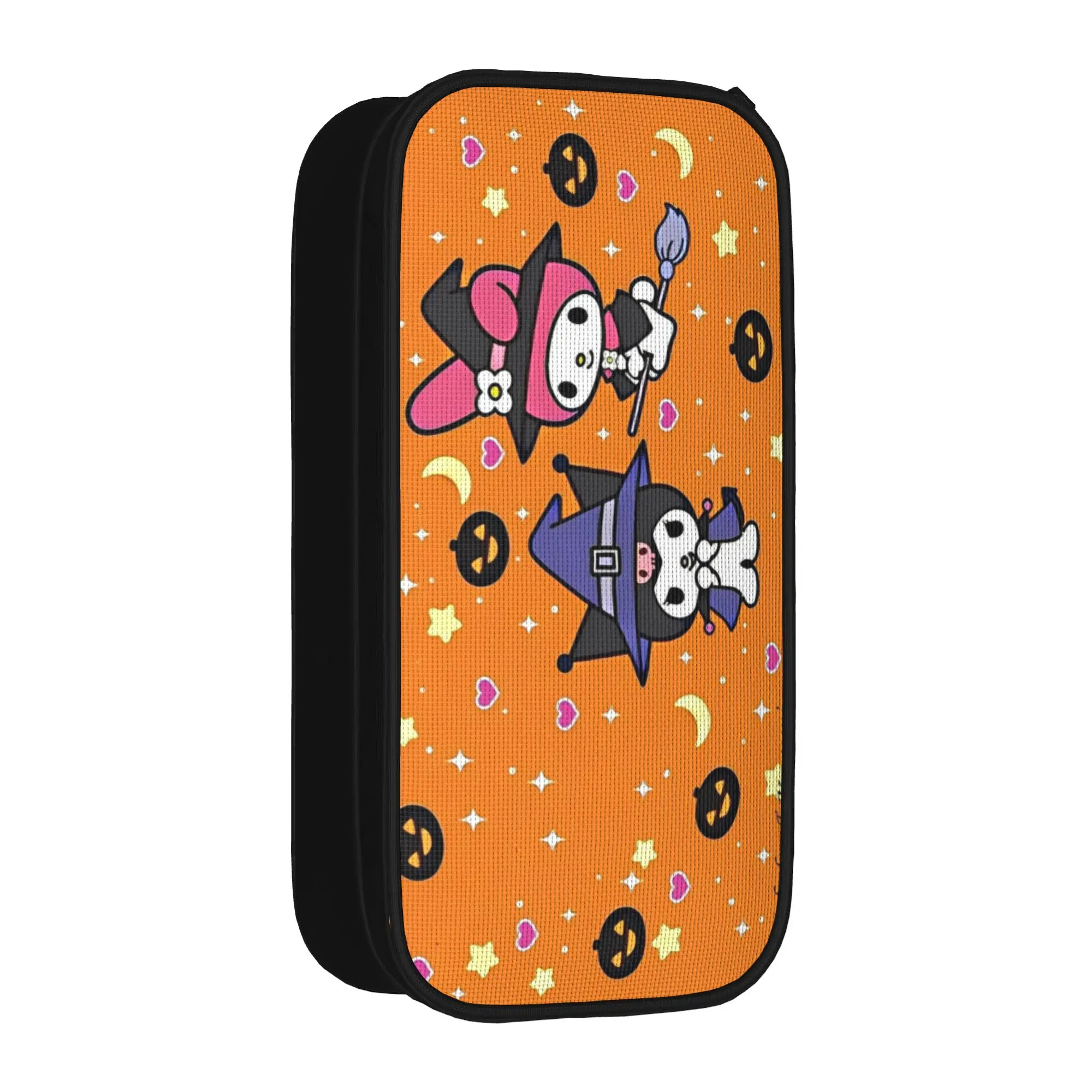 

Kuromi Melody Halloween Pencil Case Creative Cartoon Pen Box Bag Student Big Capacity Students School Gift Pencil Pouch