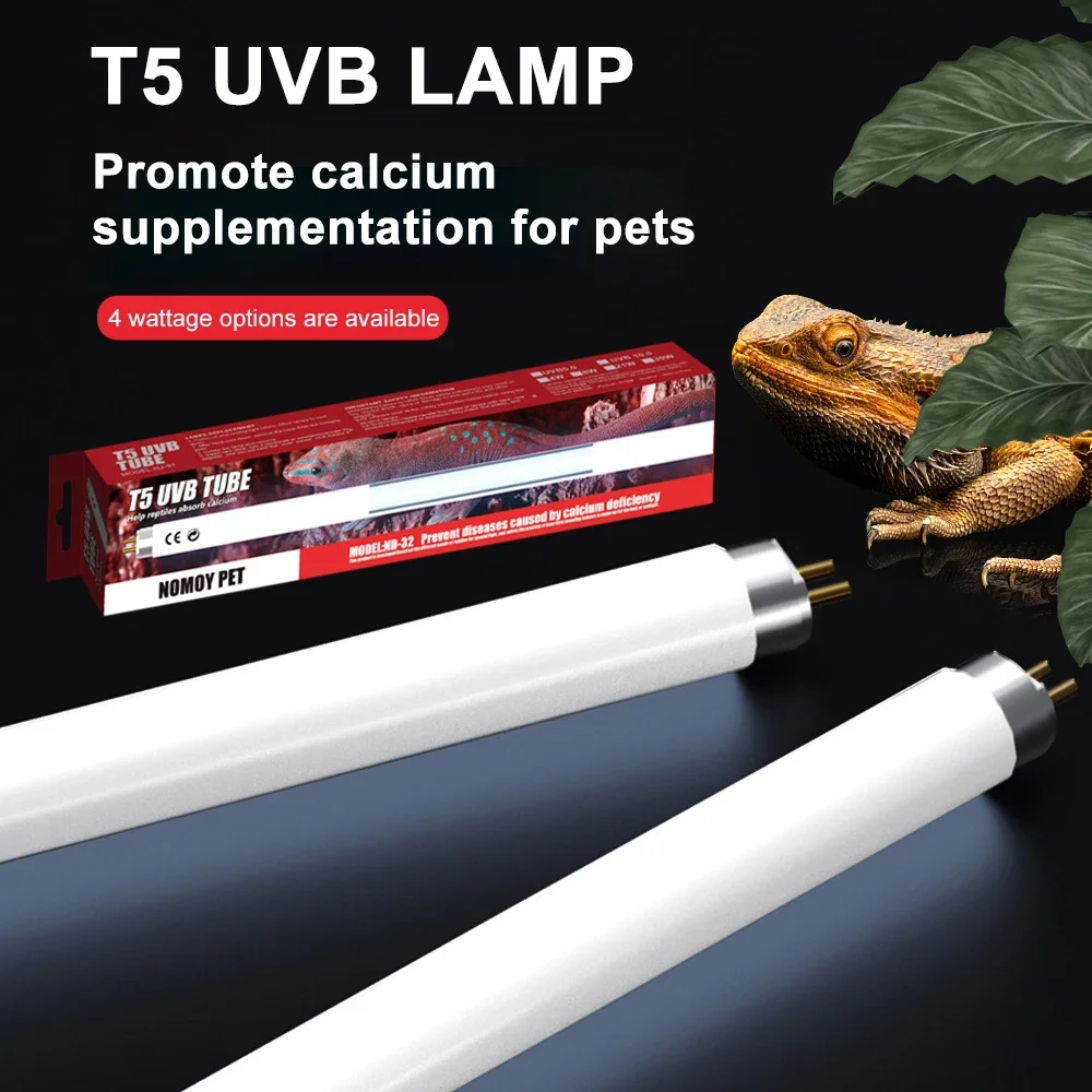 

Reptile UVB Lamp Tube Lizard Tortoise Crawling Pet Breeding Box Calcium Supplementation Sun Drying Back UVB Lamp 10.0 5.0 UVB