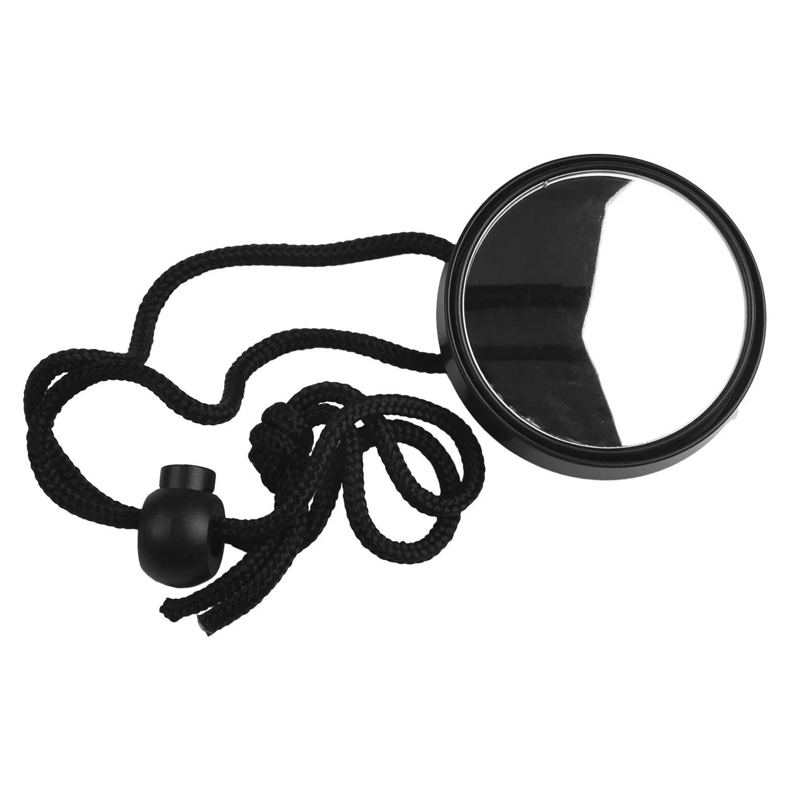 

Lightweight Diving Rearview Mirror With Cord Dive Safety For Dive BCD Side Hanging Scuba Snorkeling Underwater