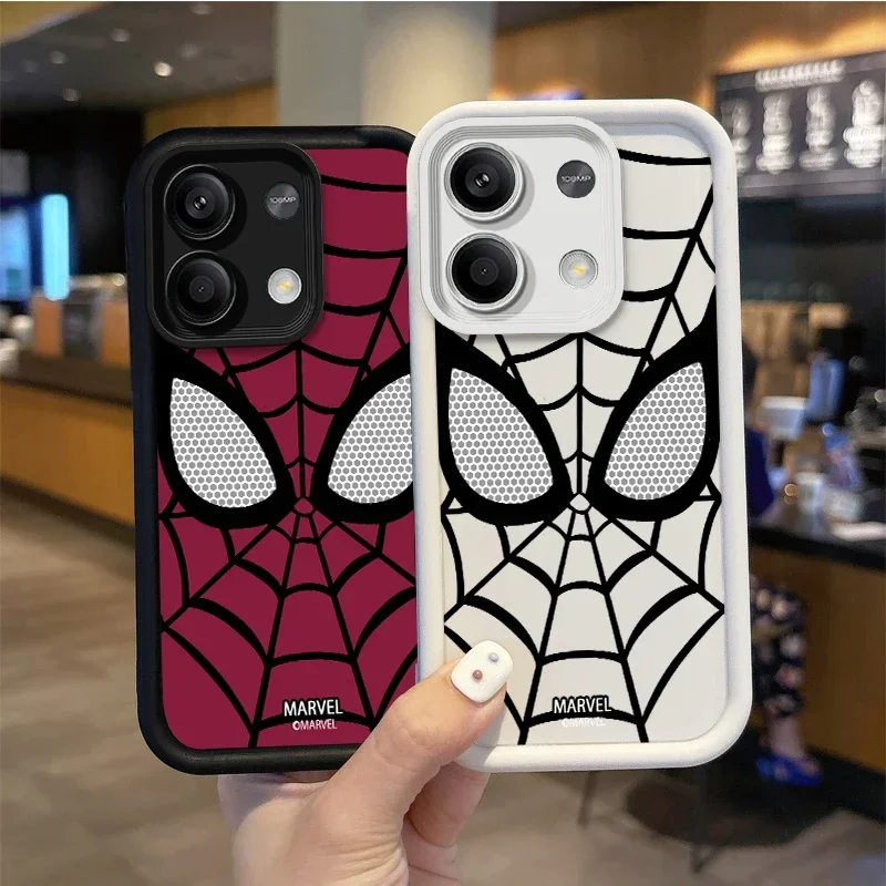 Marvel SpiderMan Anime Phone Case For Redmi Note 13 12 Pro Plus 5G Note 13 12 11 10 Pro 12C 10C 9C A2 A1 Carton Redmi Phone Case