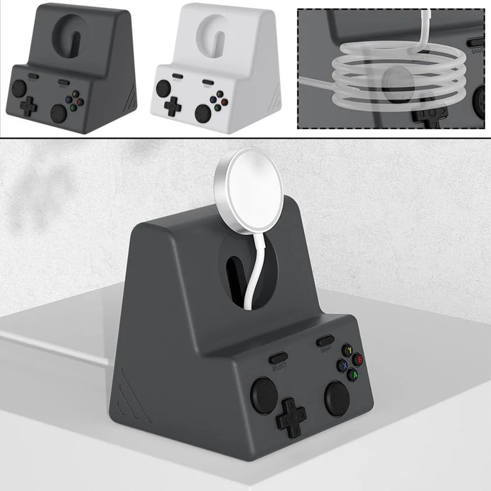 

Charger Stand Silicone Dock Charging Station Dock Holder Space-Saving Charging Stand for Apple Watch Series 10 46mm 49mm