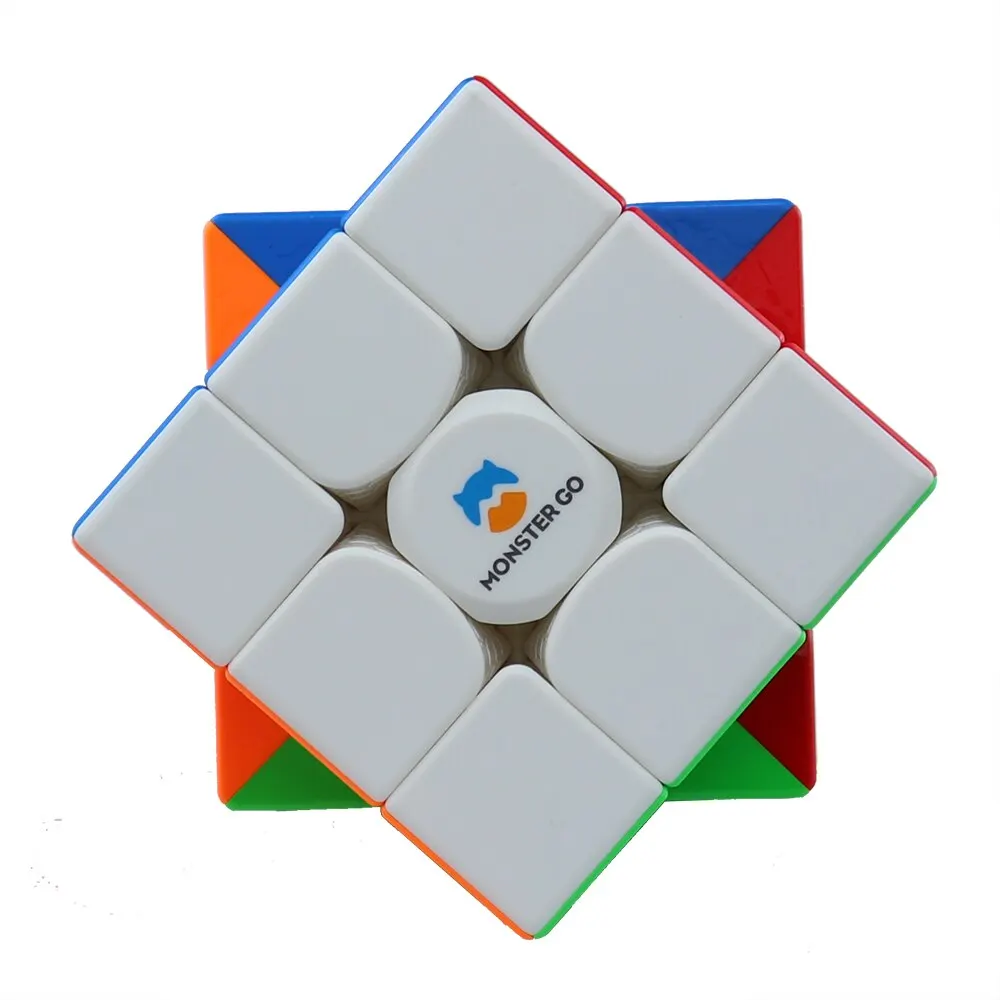 Gan monstergo 3x3 m Edu từ ma thuật tốc độ Cube stickerless chuyên nghiệp Fidget Đồ chơi gan MSG Edu 3x3 CUBO magico câu đố