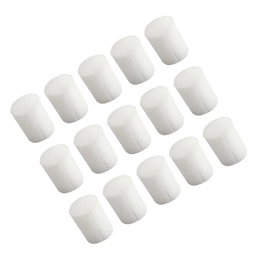 100 قطعة 19 مللي متر كتل إسفنجية لزراعة المائية بدون تربة الزراعة المائية البستنة نمو النباتات شبكة تصميم الجذر تهوية الأبيض