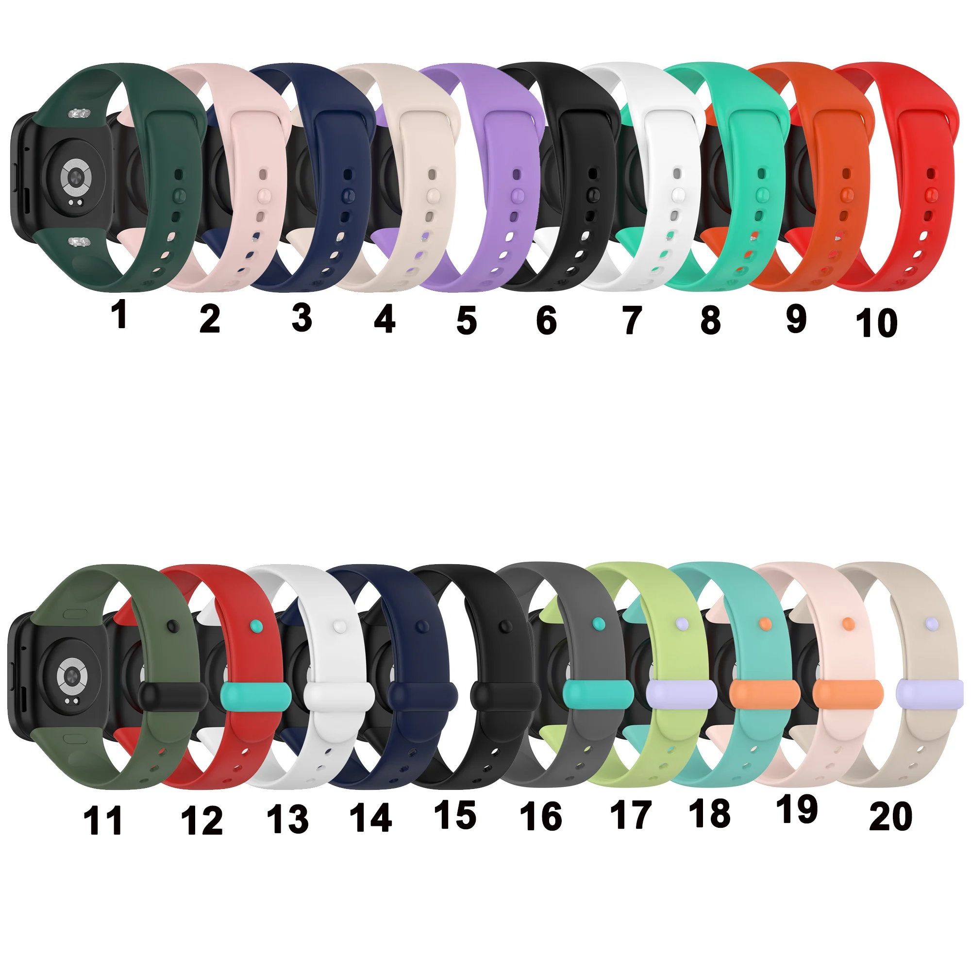 Soft Silicone Watch Band Strap For Xiaomi Redmi Watch 3 Smart Watch Wristband straps  accessories correa