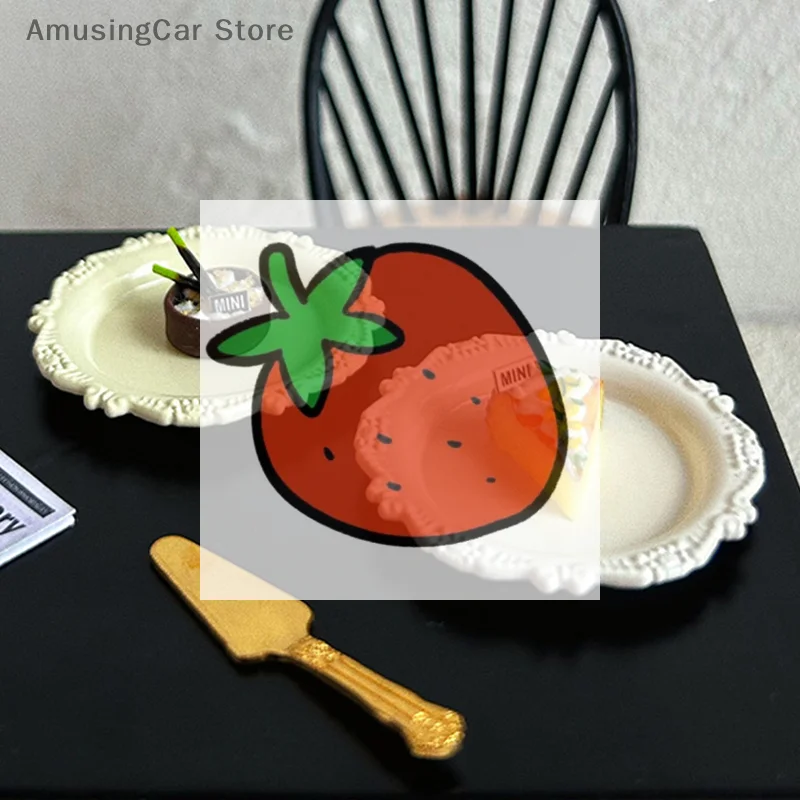 ของเล่นบ้านตุ๊กตาจิ๋วสไตล์เรโทร: ชุดอาหารครัว 3 ชิ้นสำหรับเด็กผู้หญิงเล่นบ้านตุ๊กตา