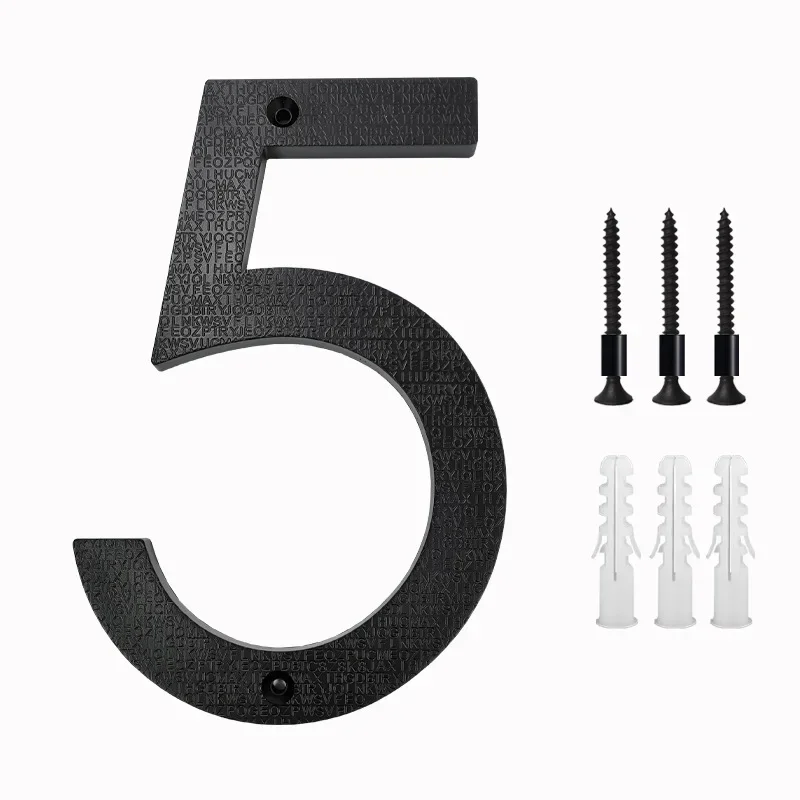

Floating House Number 5/8/10inch 3D Numbers Address Sign #0-9 Letters Big Modern Door Plates Home Outdoor Numeros Address Plate