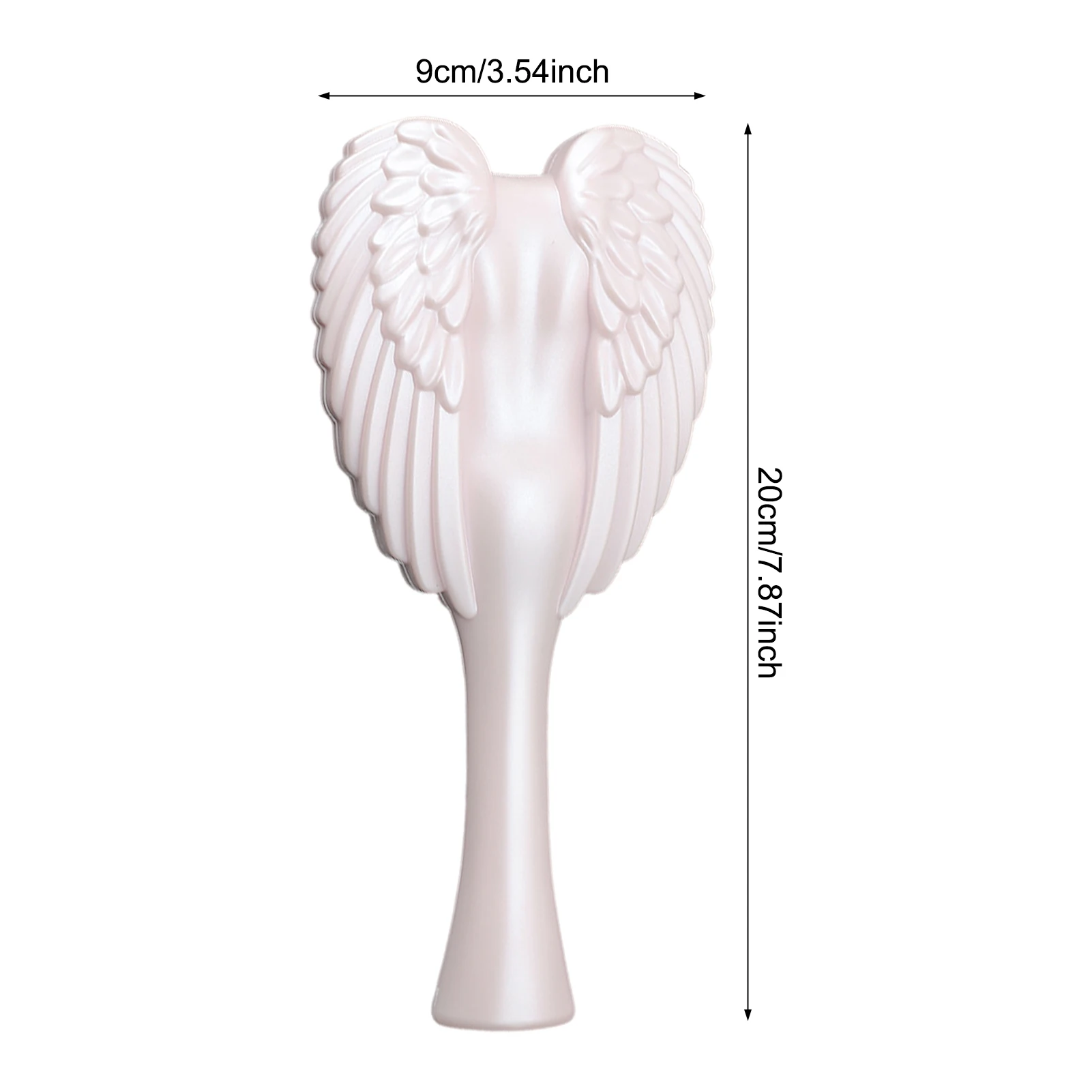 Picture 5: Household Massage Hair Comb Elegant Angel Wing Wide Teeth Comb Hair Brush for Women Men Kids Boys Girls