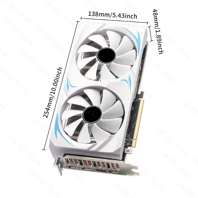 RX 6750 GRE 10GB GDDR6 Desktop Graphics Card for Gaming Rendering