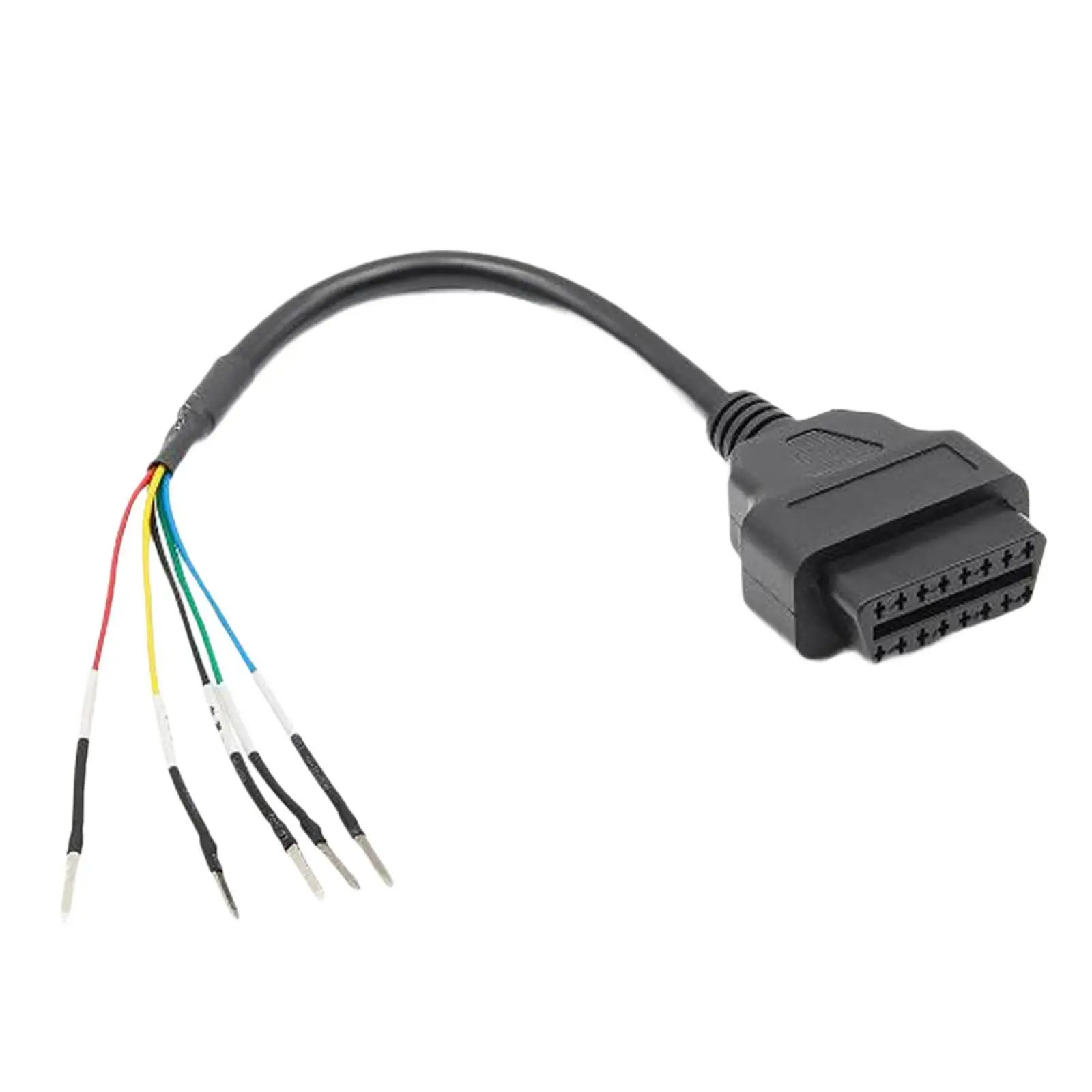 

Professional 16pin Jumper Tester Cable OBDII Female Connector Rubber Wire for Vehicle Fault Detection