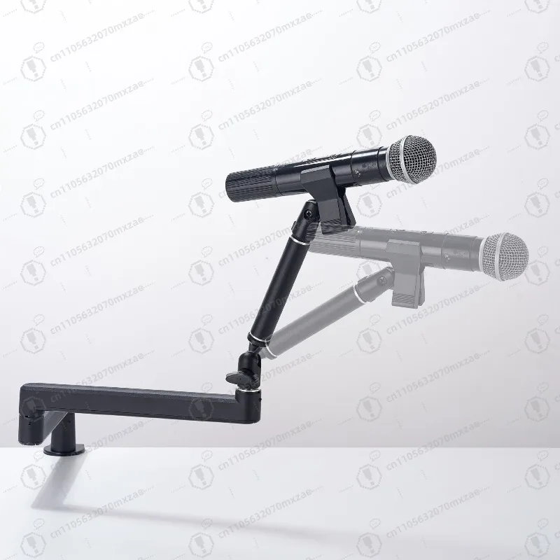 Cantilever Microphone Stand Clip Desktop Rotate Folding Hover MIC Stand Live Recording Microphone Stand