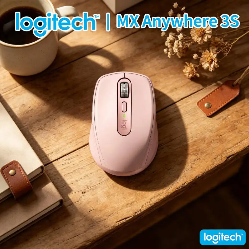 

Productivity MX Anywhere 3S - 8K DPI, MagSpeed Wheel, 3-Device Connect, Perfect for PPT Making & Daily Office Task