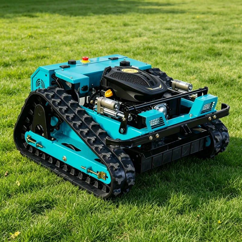 Customized Remote-Control Lawn Mower 4-stroke High Torque Self-propelled Lawn Mower with Grass Collecting Bucket for Garden Use