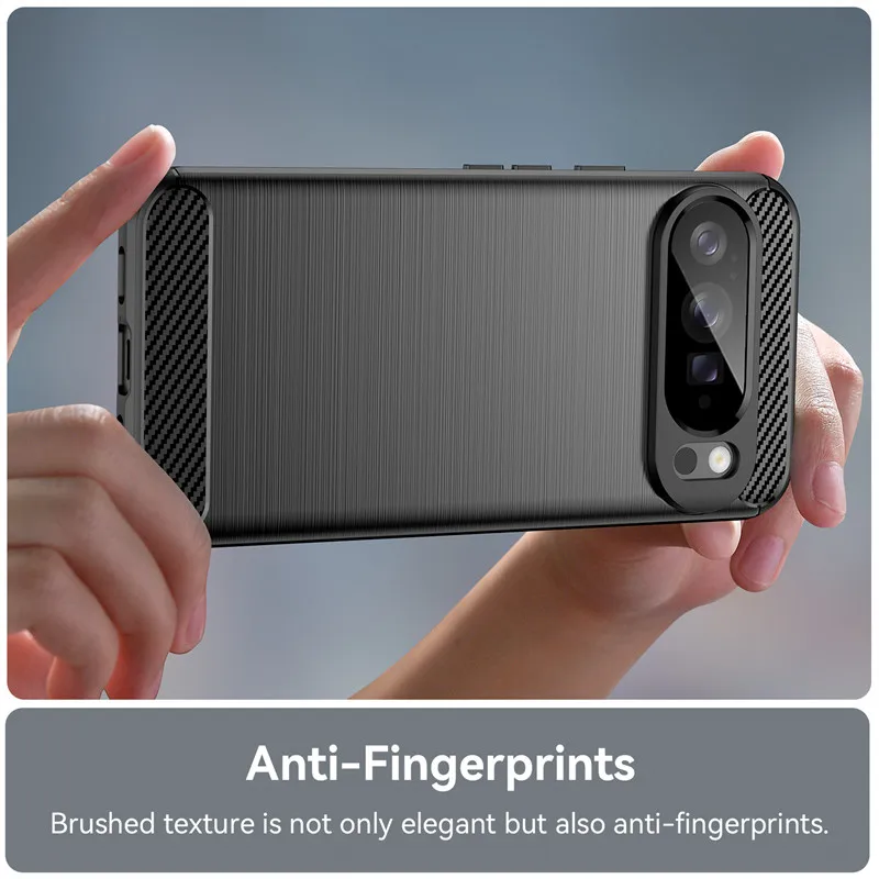 Für Google Pixel 10 Pro XL Hülle Google Pixel 10 Pro XL Cover Funda stoßfeste, rutschfeste, gebürstete TPU-Schutzhülle für das Telefon