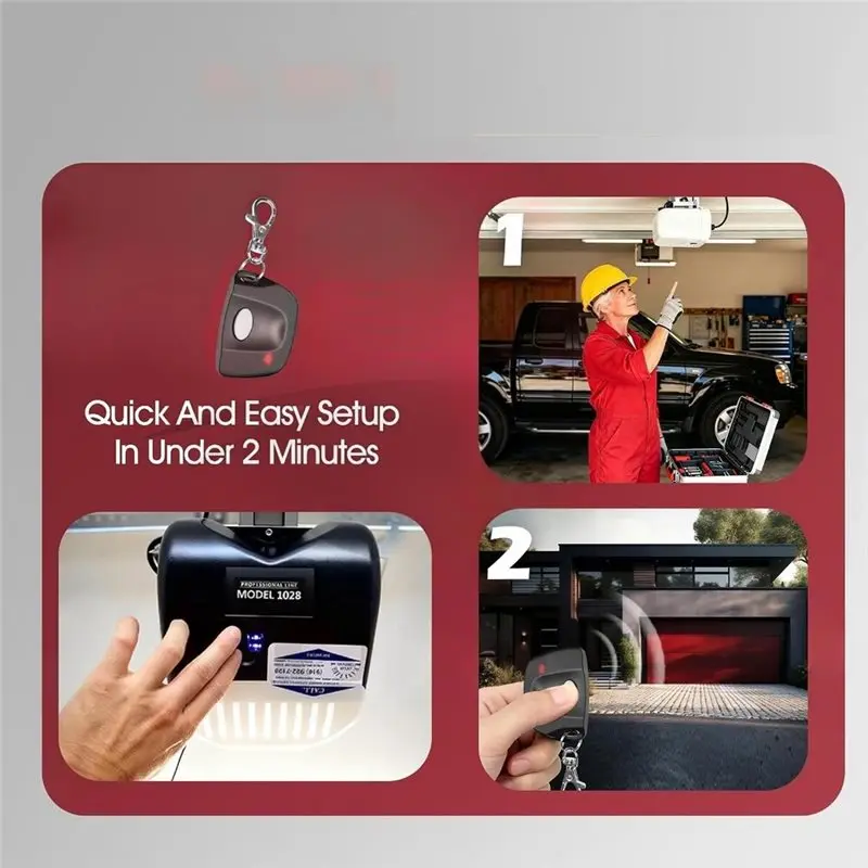 B16C-Multi Code Garage Door Opener 4-Pack For Multicode Gate Opener Remote 3089 308911 MCS308911