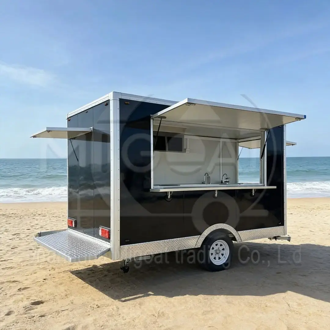 Night Market Special Mobile Food Truck Commercial Kitchen Vending Trailer Export Quality