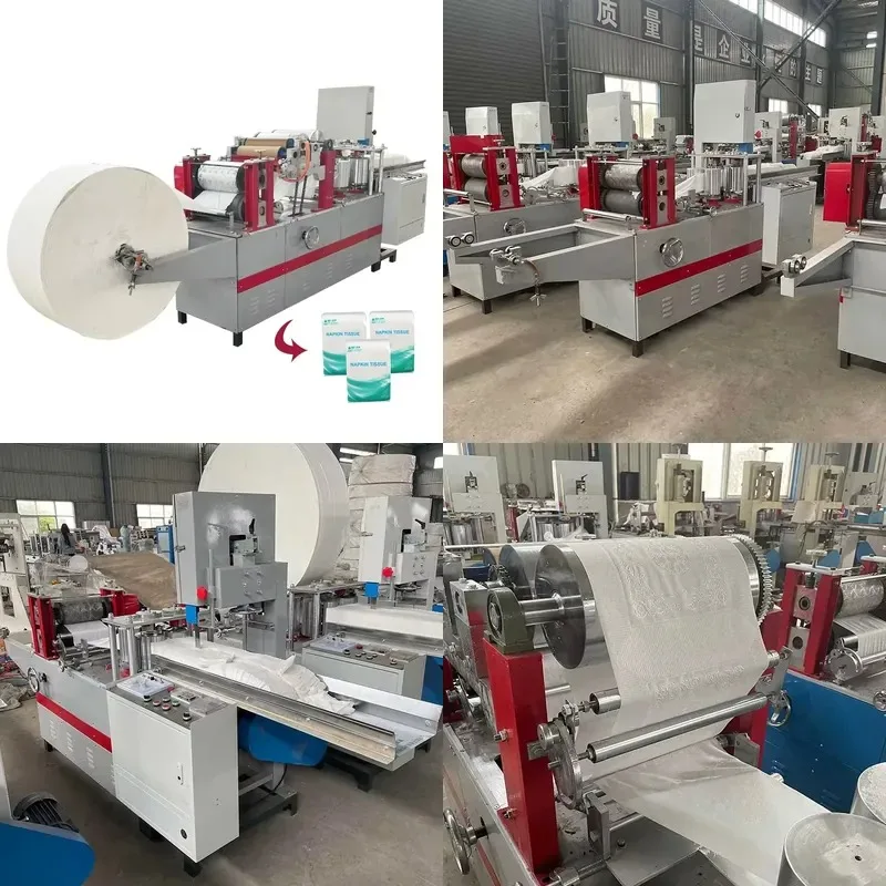 sell like hot cakes High Quality Napkin Tissue Making Machine Small Napkins Printing Machine for Sale