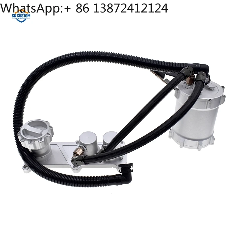 

Aluminum Oil Catch Can Tank Kit for Audi B9 S4 S5 SQ5 3.0 TFSI V6T EA839 Engine Catch Tank