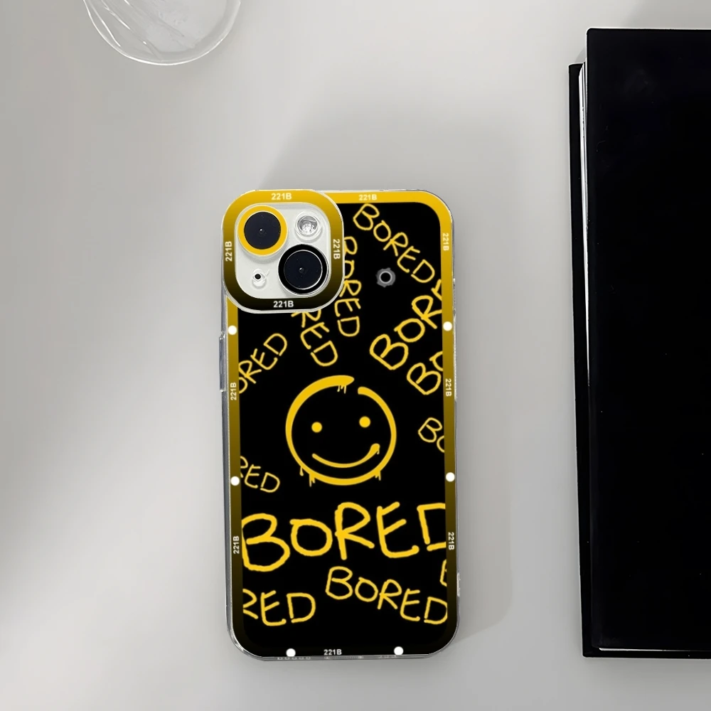221b-Sherlock-Holmes-TV чехол для телефона для IPhone 15 16 Pro Max 13 14 12 11 Pro Max Mini Angel Eyes мягкий прозрачный чехол