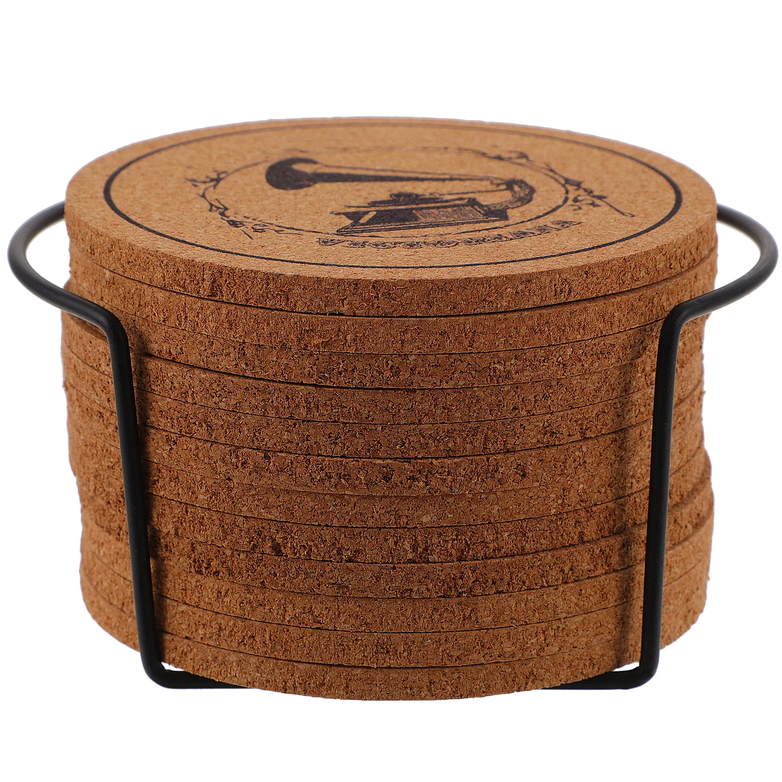 

1 set Cork Coasters Non-Slip Drink Coaster Set For Coffee Tea Wine Glasses Heat Insulating Cup Mat Kitchen Bar Home Use