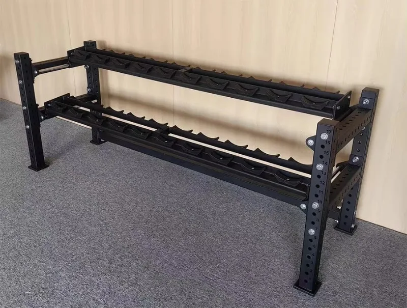 

Commercial Metal Dumbbell Storage Rack - Gym Fitness Equipment Bundle with Benches & Racks, Complete Storage