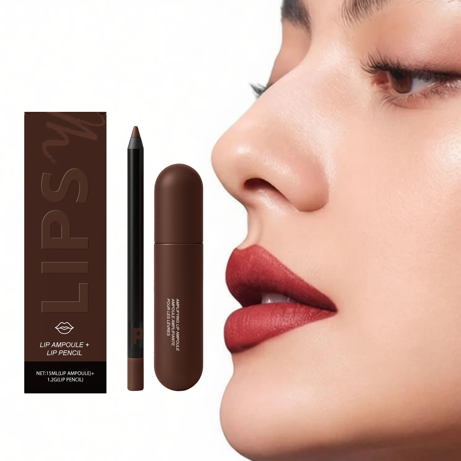 Waterproof Matte Lipliner Pencil Set Long Lasting Non Drying Perfec Lining Filling Lips Moisturizing Plump Lip Color Lip Care