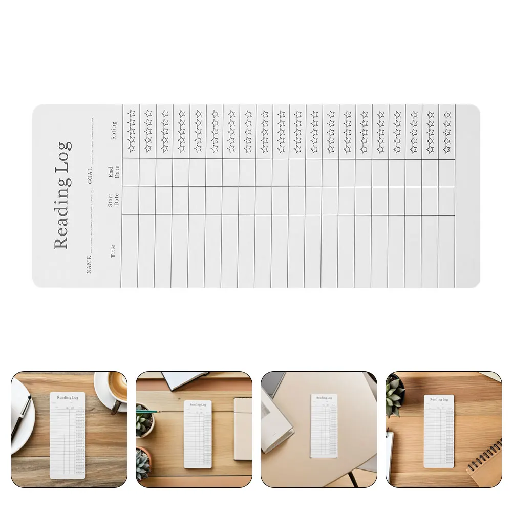 

25pcs Book Tracker Bookmark Set: Reading Log Bookmarks For Students Library Lovers Track Borrowed Books Portable Habit Tracker