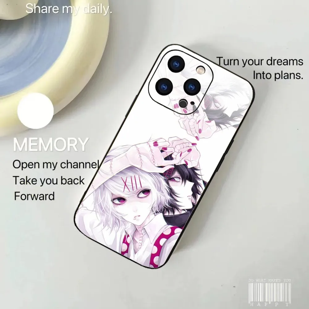 Anime JUUZOU SUZUYA Tokyo Ghouls Phone Case For Iphone 15 11 13 14 Pro Max 7 8 Plus X Xr Xs Max Se2020 12mini Cover Case