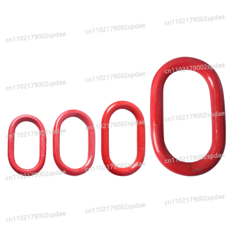 Forged Alloy Steel G80 Master Link Assembly 2T-21.7T Lifting Chain Ring For Crane Rigging Chain Sling