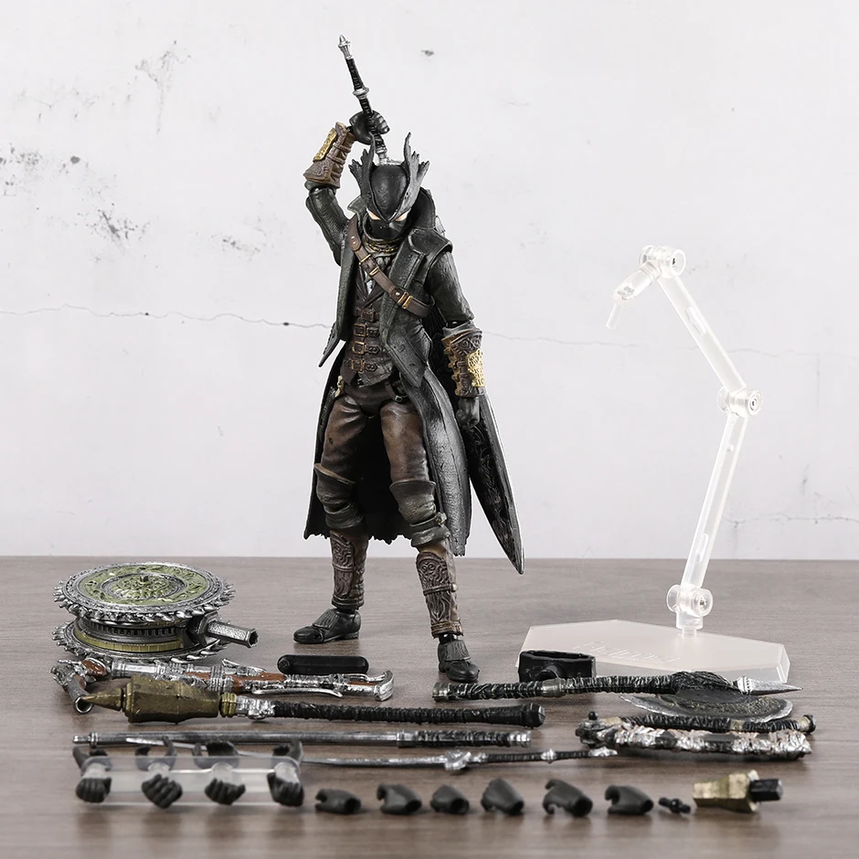 

16cm Bloodborne Hunter Figma 367-DX PVC Action Figure Model Doll Toy Colletible Figurals