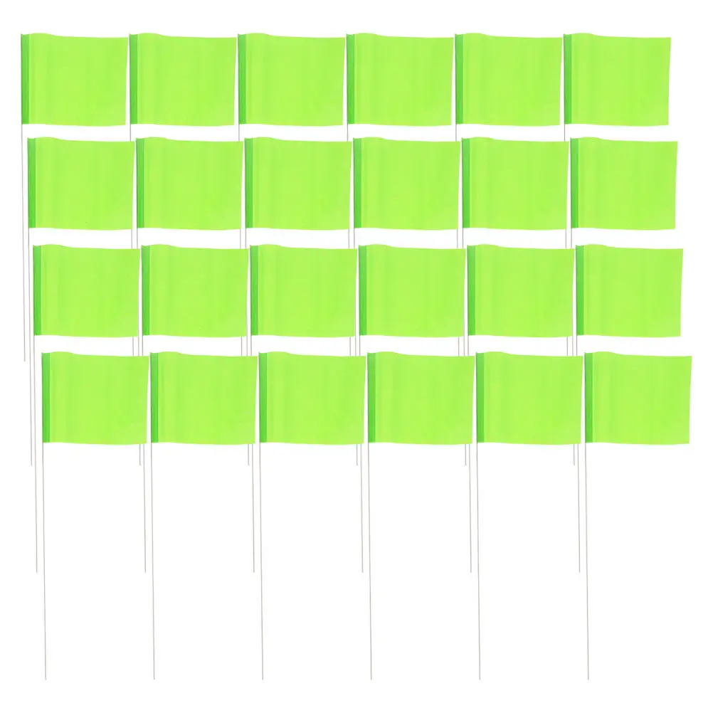 60pcs Outdoor Garden Flag Poles – Bright Colored Lawn & Irrigation Markers for Yard Landscaping