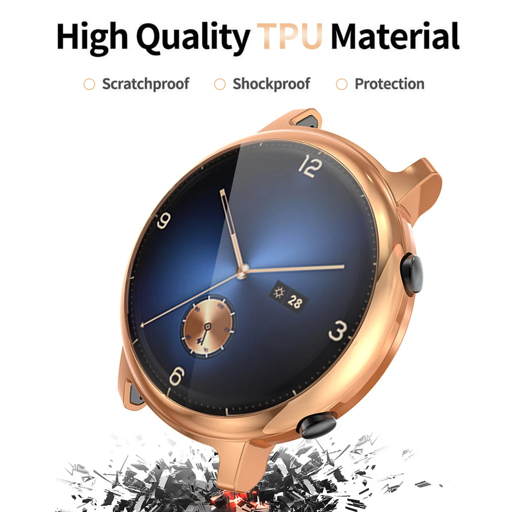 For Huawei Watch GT 3 2 42mm 46mm Runner Case TPU Screen Protector Cover for GT3 Pro 43mm Scratch-resistant Shell Bumper