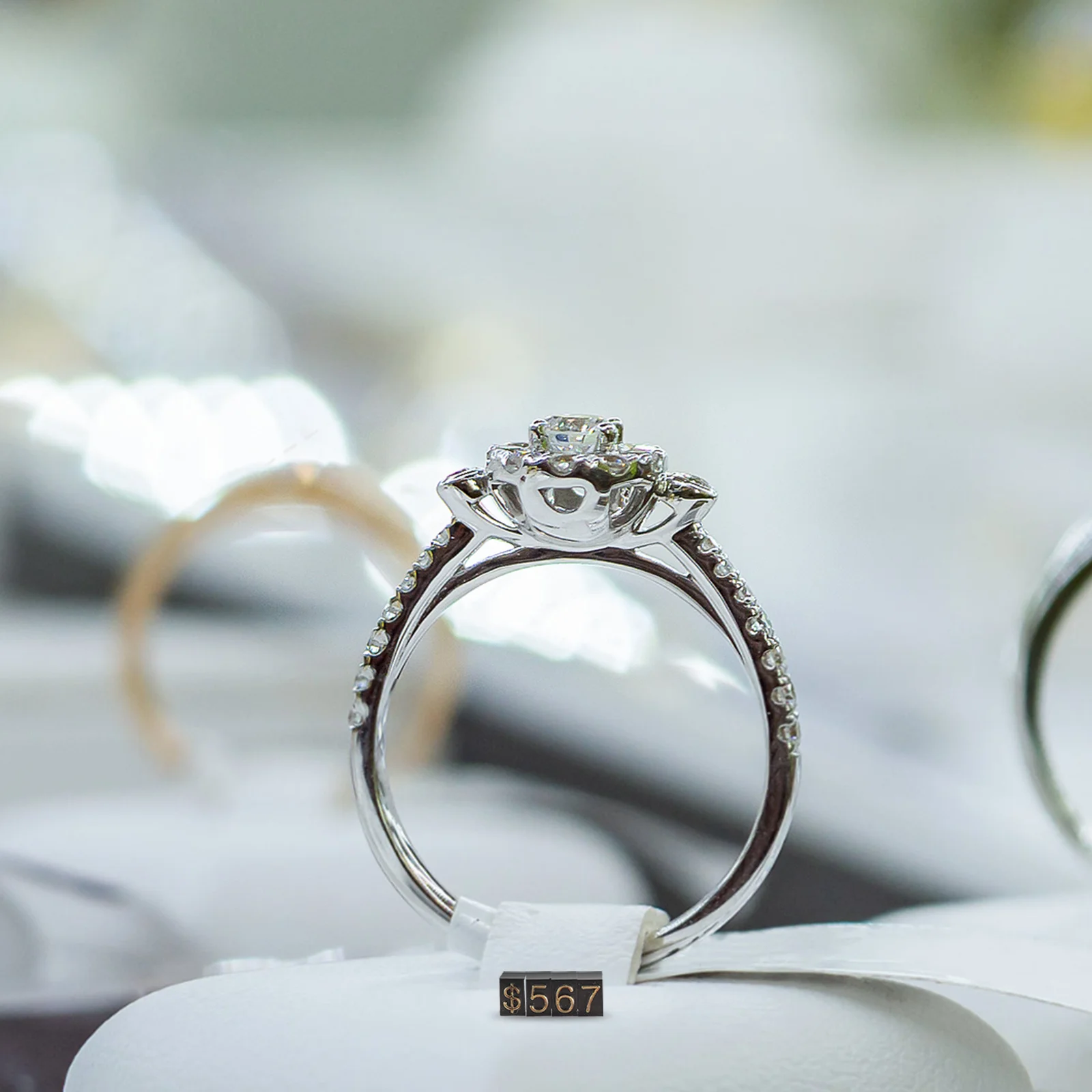 5 مجموعات من كتل مكعبات شارة السعر، مجموعة مرنة من مكعبات عرض أسعار المجوهرات لمتجر البيع بالتجزئة، حامل عرض رقم العداد #5