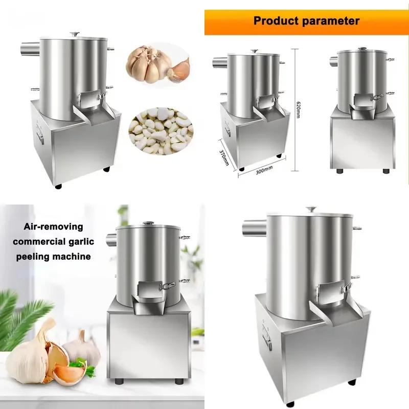 Stainless Steel Garlic Peeler Dry Small Capacity Convenient Kitchen Tool for Home Use